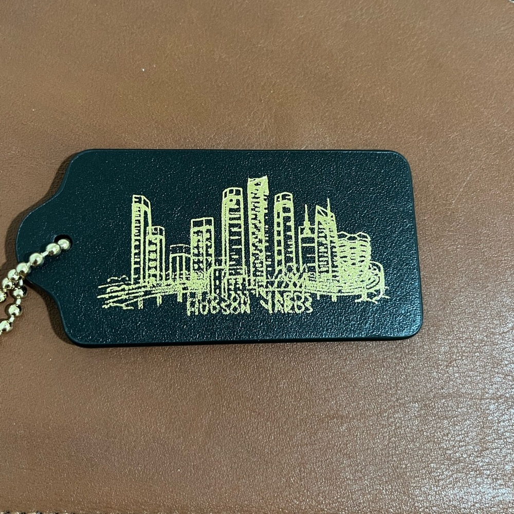 Coach customized Hudson Yard NY hangtag New with tag